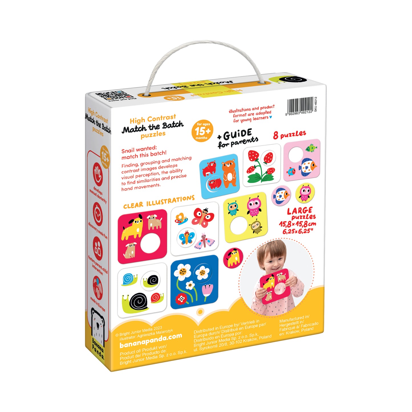 High contrast match the batch puzzles 15m+