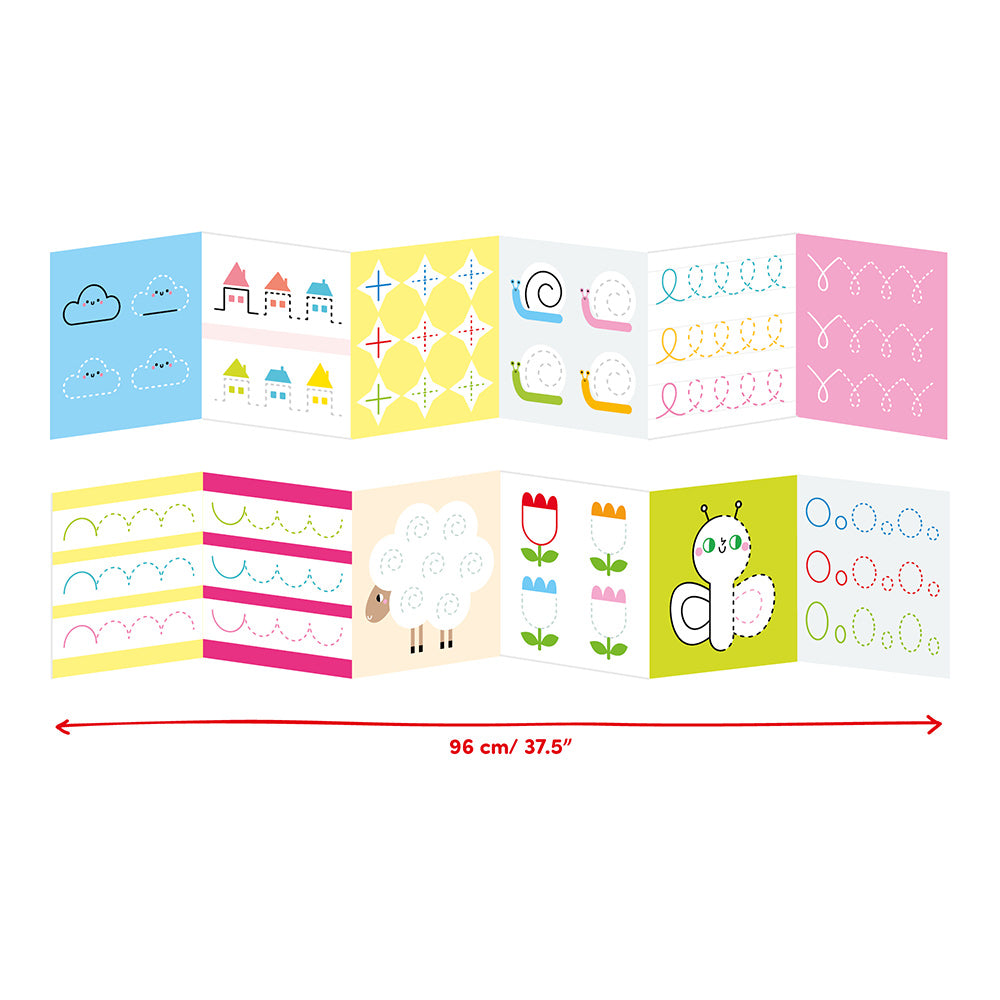 Libro para colorear Looong +4 años - Líneas para principiantes