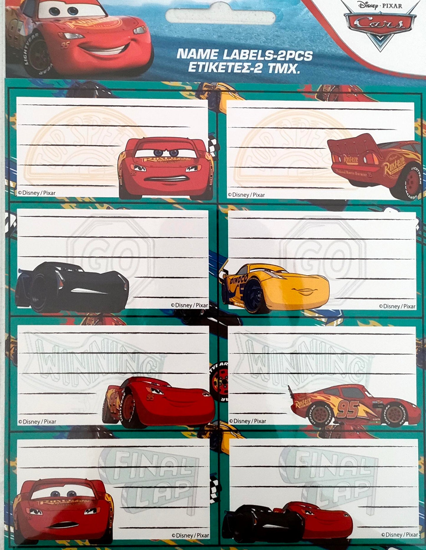Etiquetas identificativas