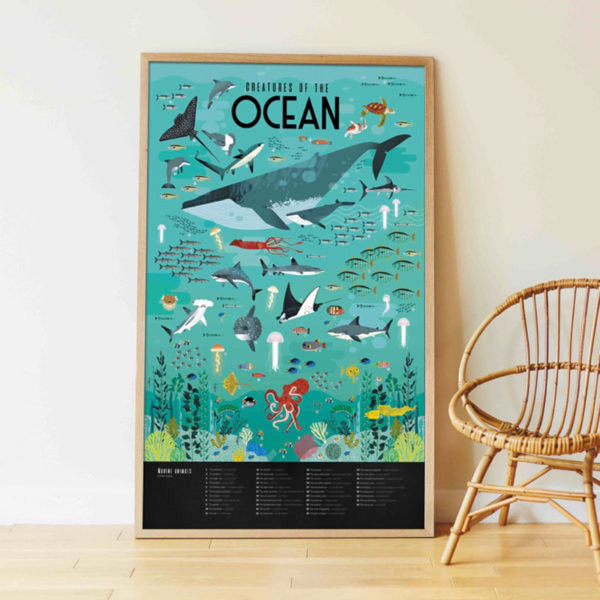 Póster Poppik + pegatinas - Océano