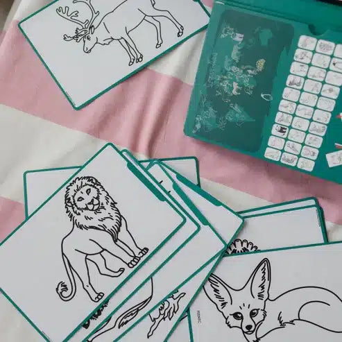 Tablet de desenho - Animais ao Redor do Mundo