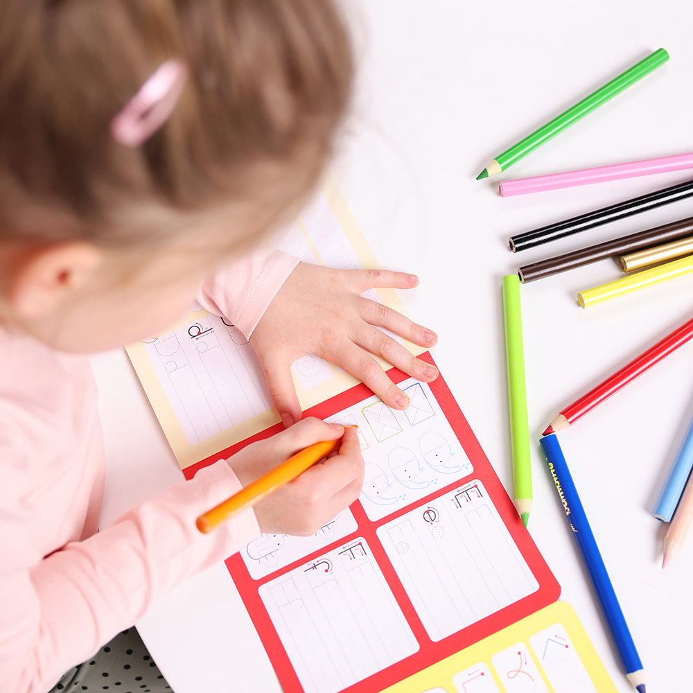 Libro para colorear Looong +5 años - Listo para escribir letras