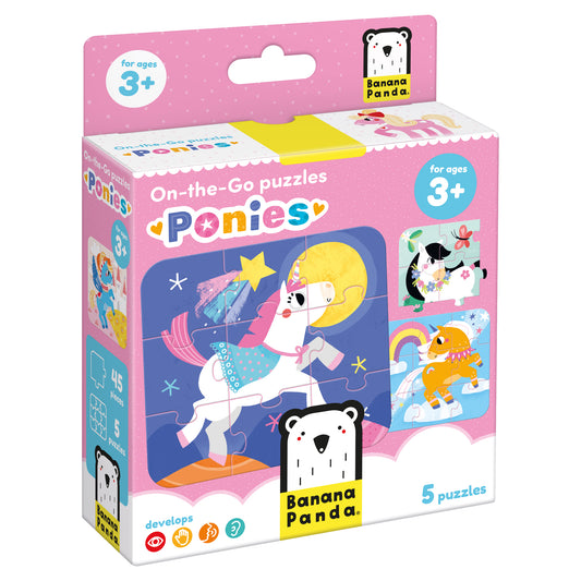 on the go puzzle ponies 3+