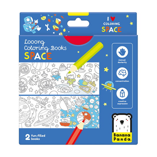 Looong Coloring Book +4Anos -  Eu Amo Colorir Espaço