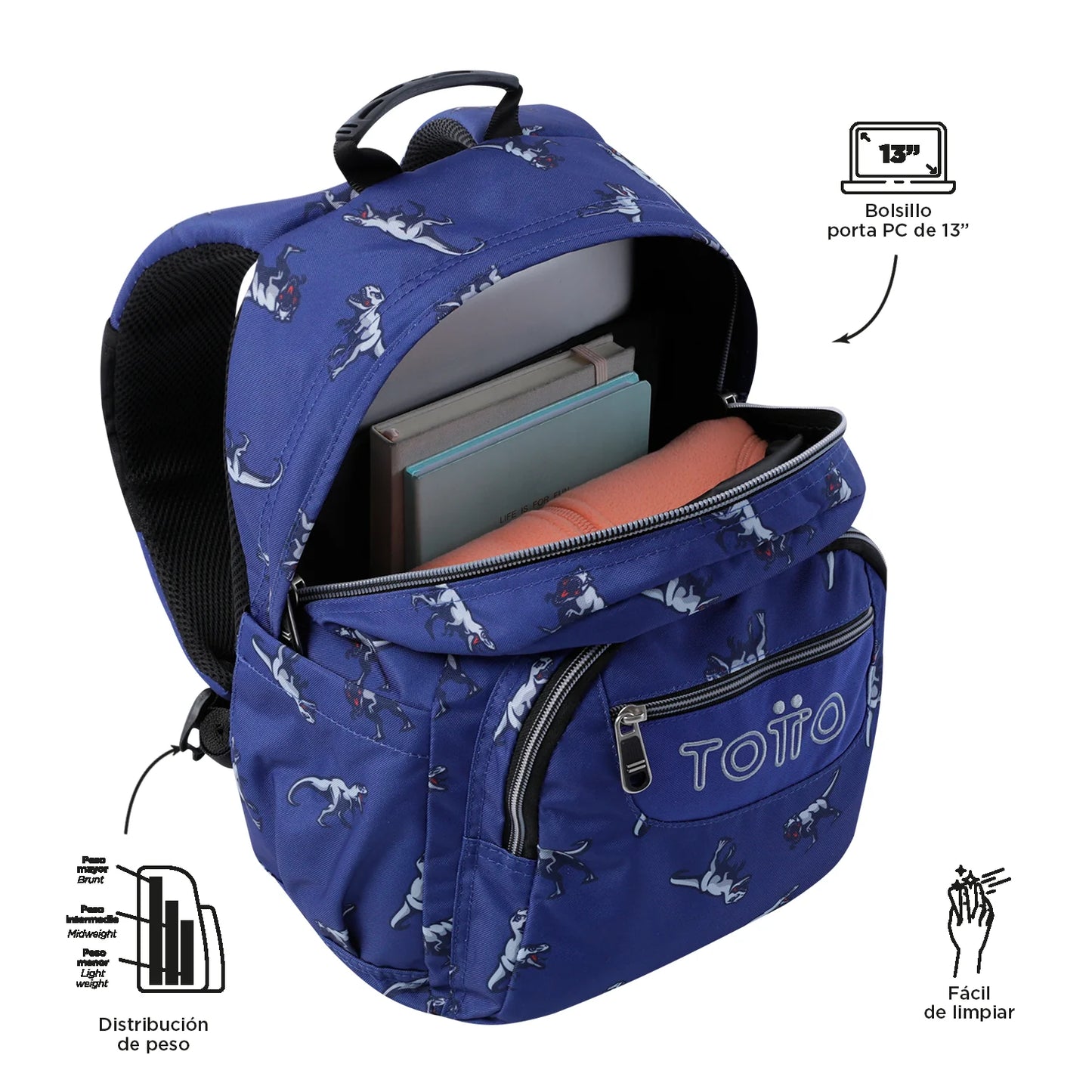 Mochila Escolar - Dinossauro