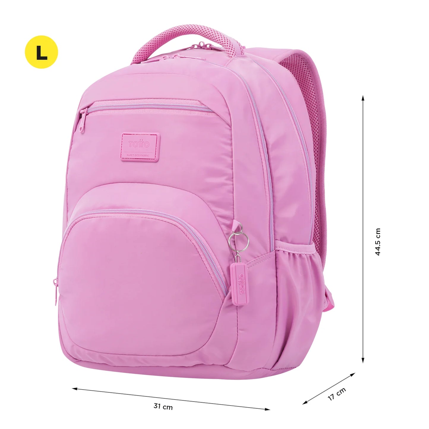 Mochila Escolar p/Portátil - Rosa