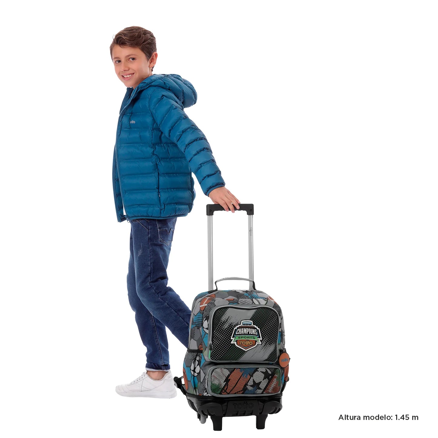 Mochila Escolar com Rodas - Multisport