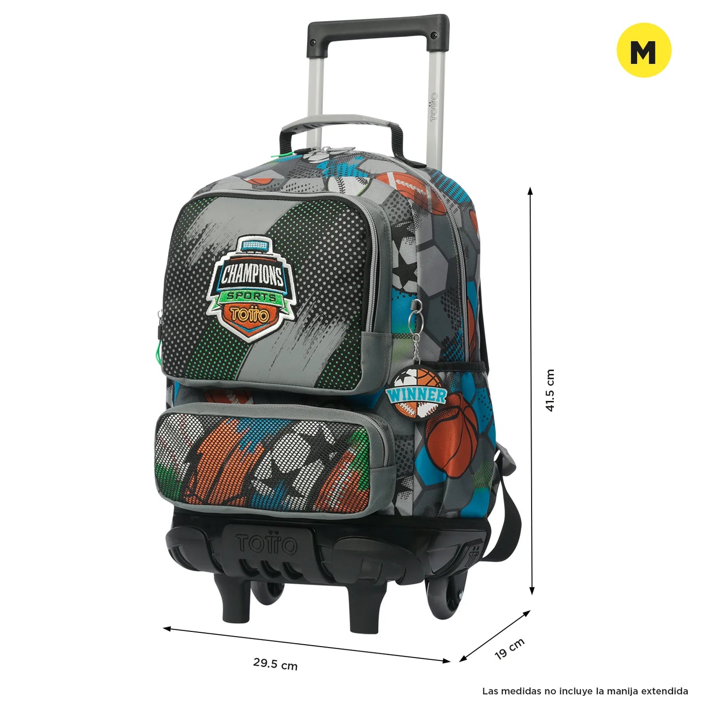 Mochila Escolar com Rodas - Multisport