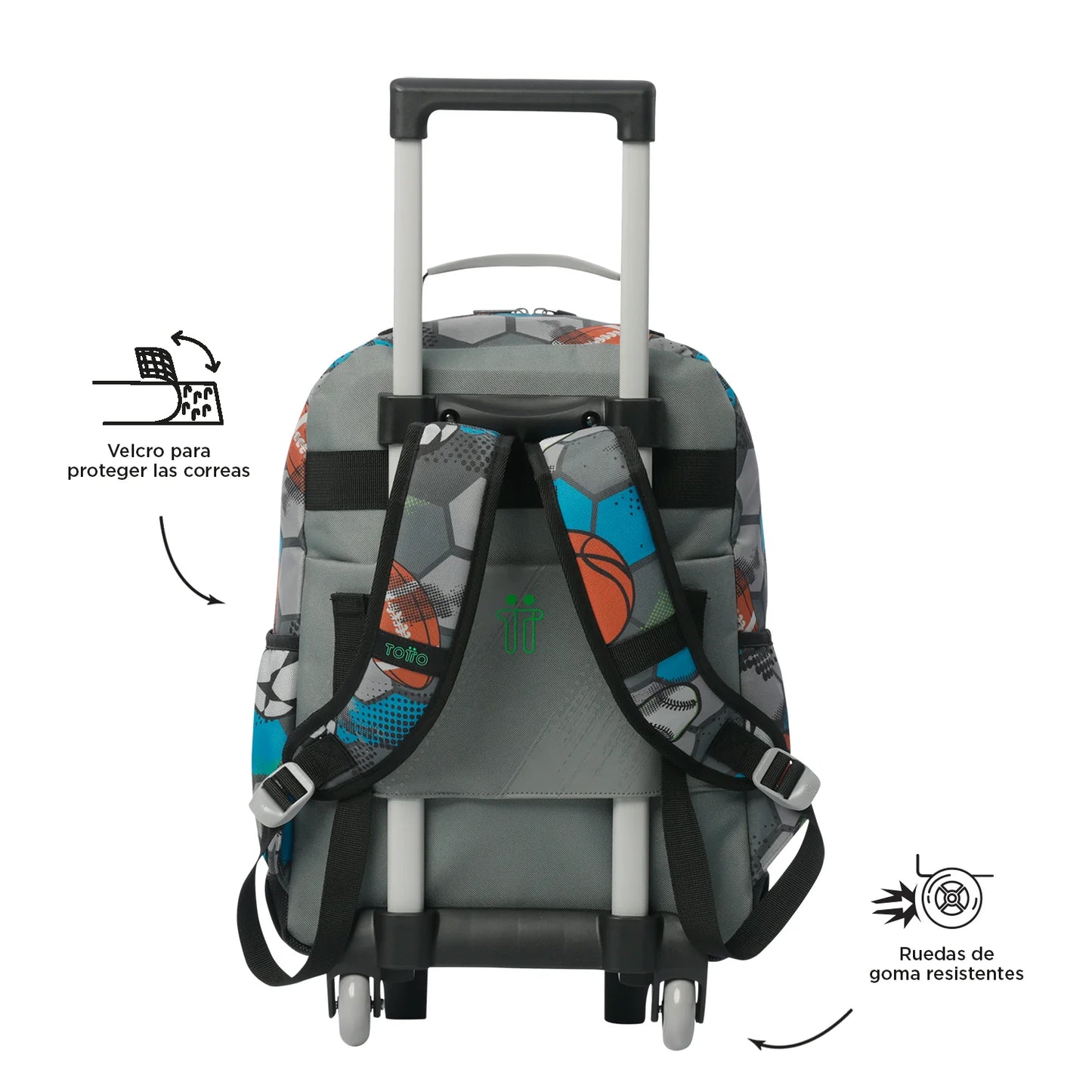 Mochila Escolar com Rodas - Multisport