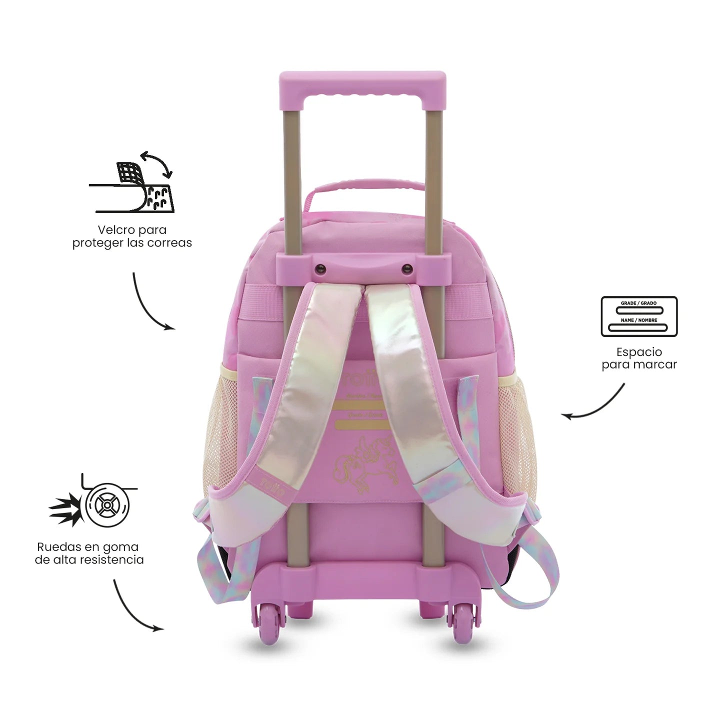 Troley Escolar - Unicorn Kisses