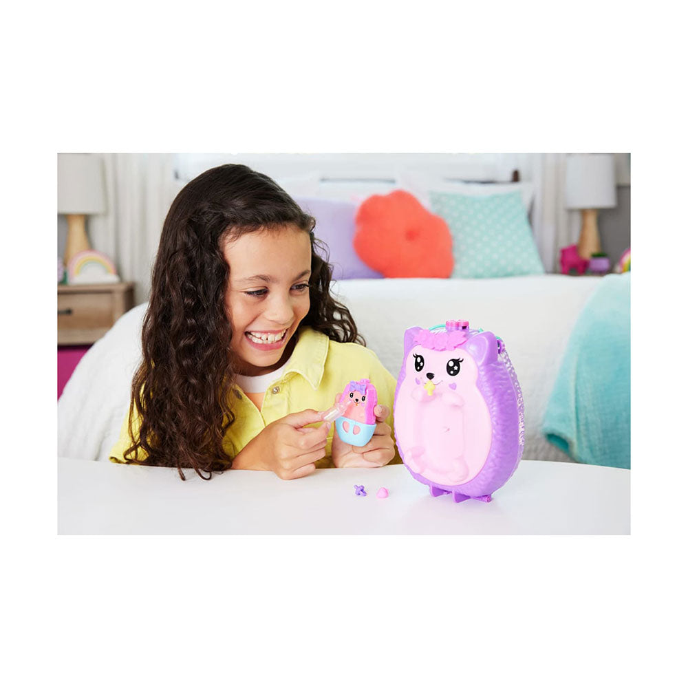 Polly Pocket Caixa-Mainha Mamã Ouriço e Bebé