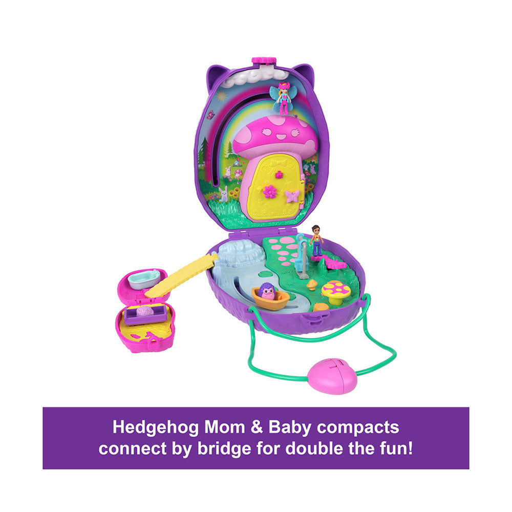 Polly Pocket Caixa-Mainha Mamã Ouriço e Bebé