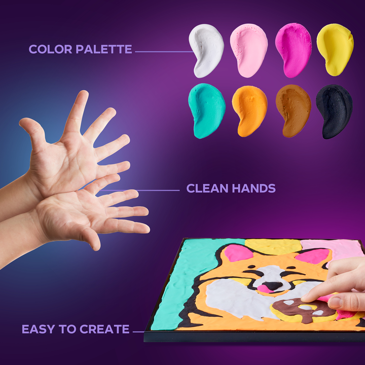 Okto - Set creativo 3D pinta c/numeros Raposa