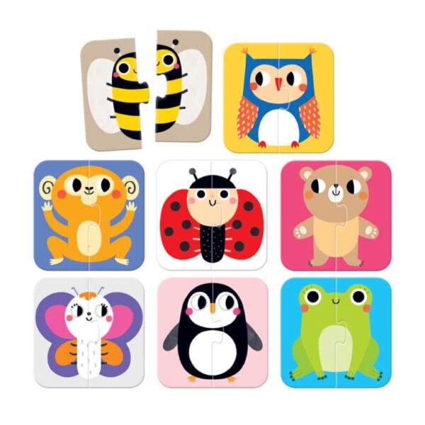 On The Go Puzzle Halves Animals