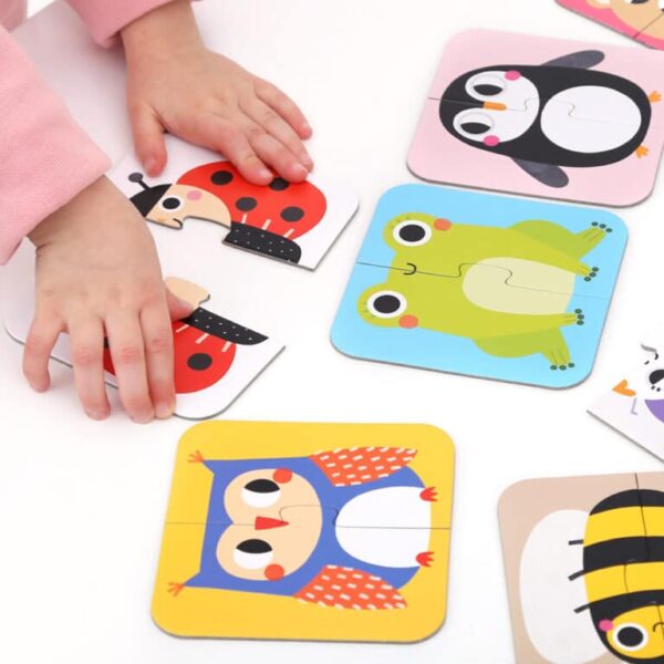 On The Go Puzzle Halves Animals