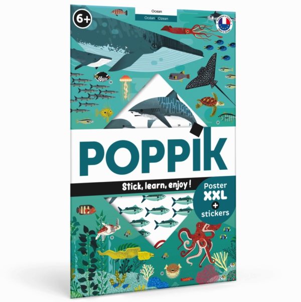 Póster Poppik + pegatinas - Océano