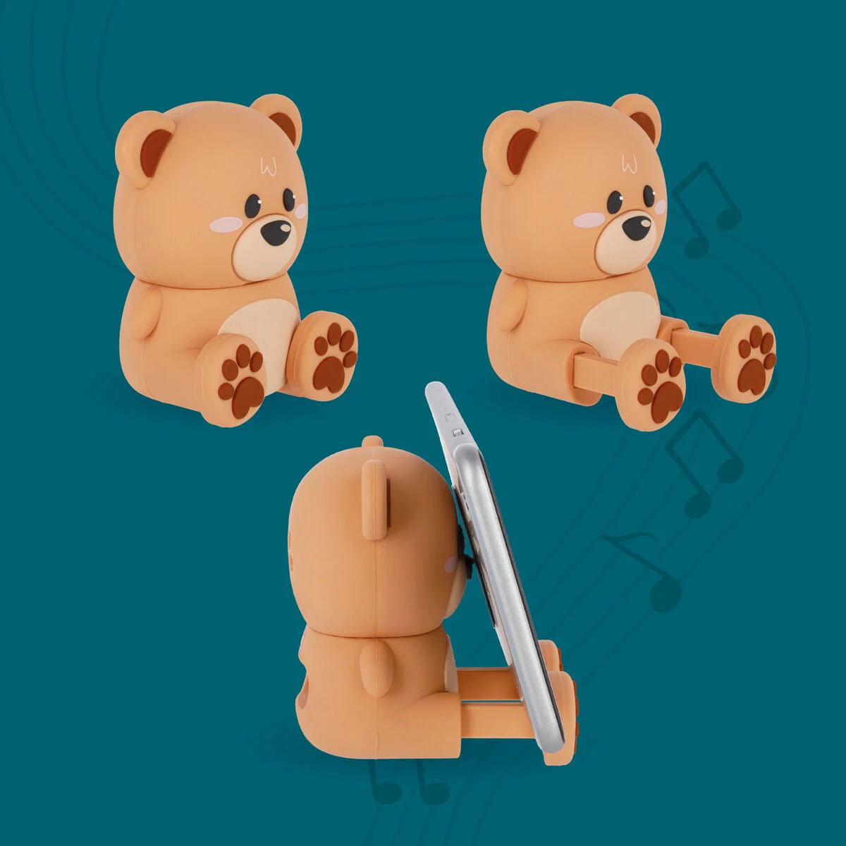 Coluna sem fio com suporte - The Sound of Cuteness Teddy