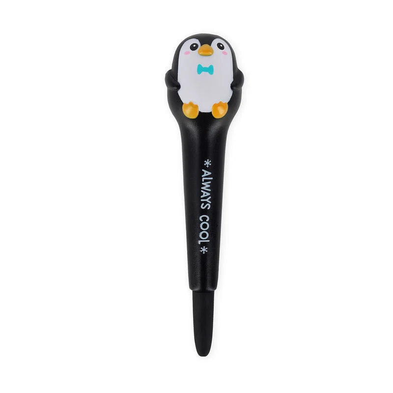 Caneta de gel macia - Pinguim