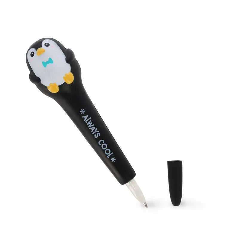 Caneta de gel macia - Pinguim