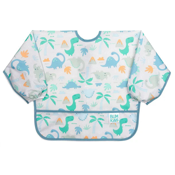Babete Sleeved Bib: Dinossauro