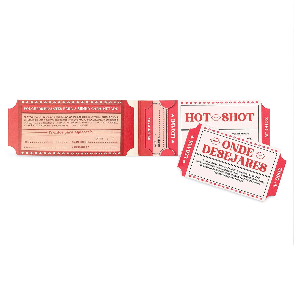 Livro de 24 Vouchers Sexy - Gift Vouchers