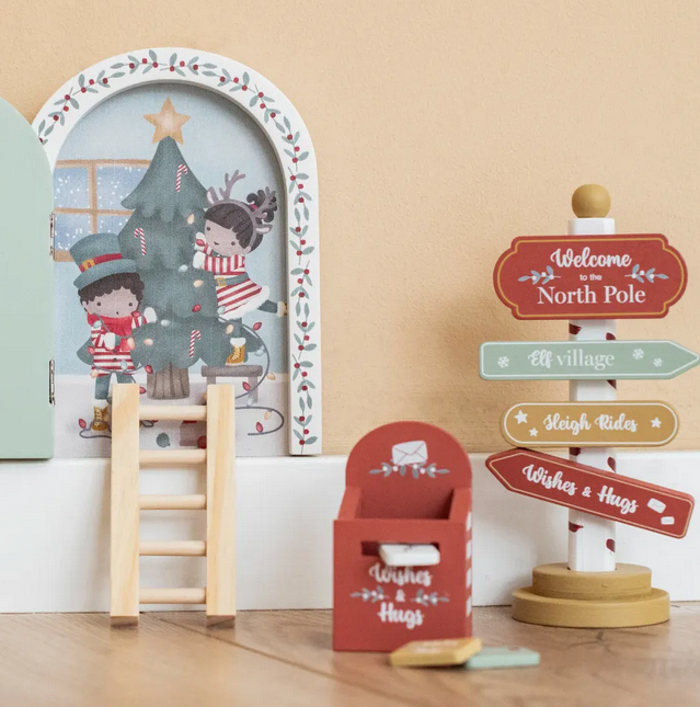 conjunto de porta de natal
