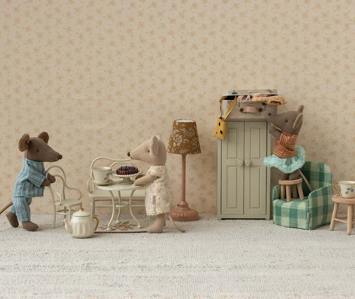 Conjunto de café, Mouse, Pequeno - Branco-sujo