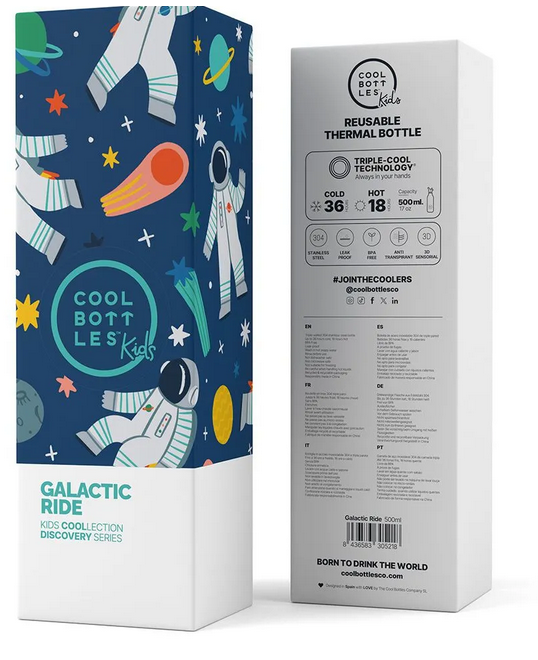 Garrafa Térmica Cool Bottles 500ml - Galactic Ride