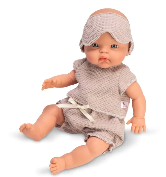 Boneca Alex 36CM - Pijama Nude