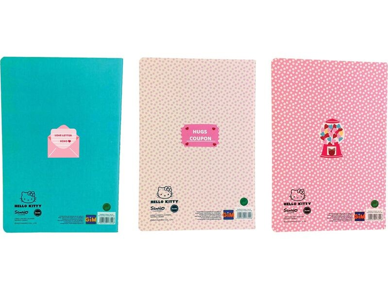 Caderno A5 Pautado - Hello Kitty