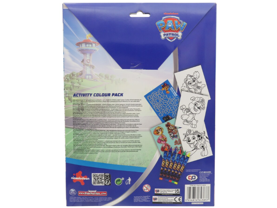 SET ATIVIDADES DE COLORIR - paw patrol