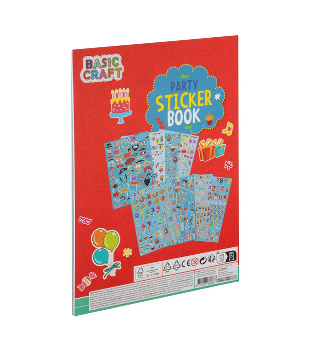 Livro de autocolantes - Festa