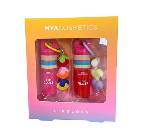 Lipgloss - porta chaves com pendente