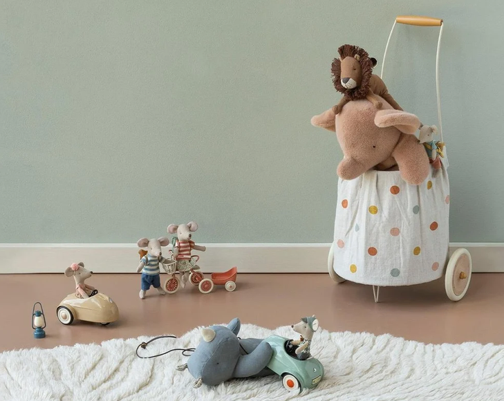 Peluche de elefante, média – Rosa vintage