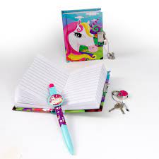 Diário com caneta - Unicorn 2 mod