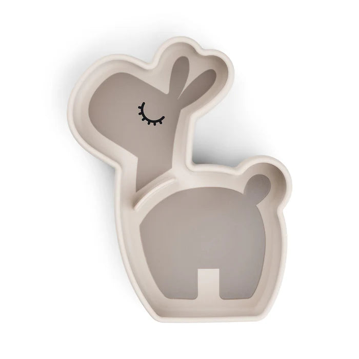Prato para lanches Stick&Stay em silicone - Lalee - Areia