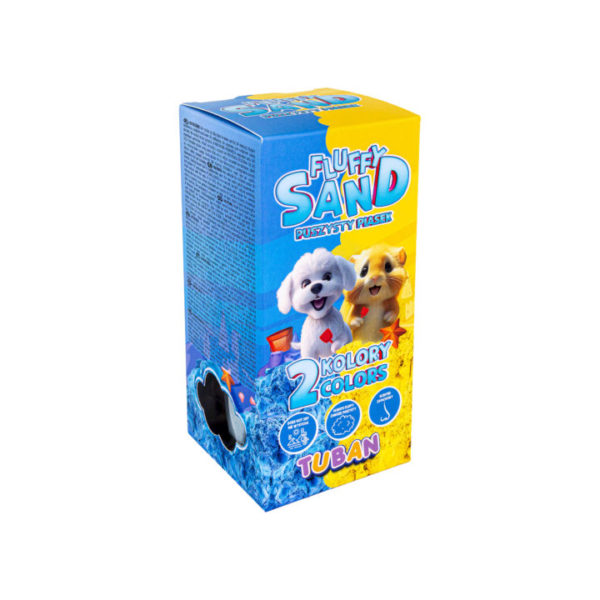 Kit Areia Cinética 2 x 70g - Azul e Amarelo