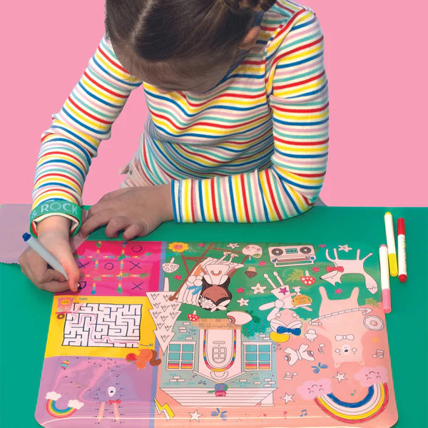 Tapete de jogos para colorir - Rainbow Fairy