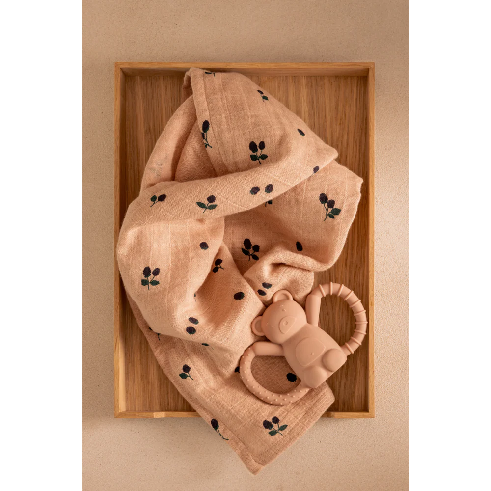 Swaddle 65x65cm - Mini Berry / Pale tuscany