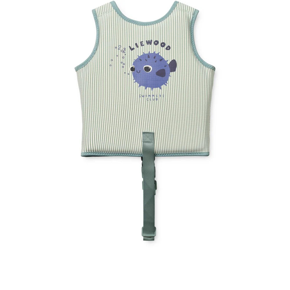 Colete de banho - Seersucker Peppermint / Sandy