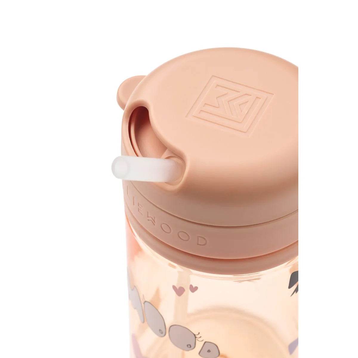 Garrafa Tritan com Palhinha 500 ml - Mood Pale Tuscany