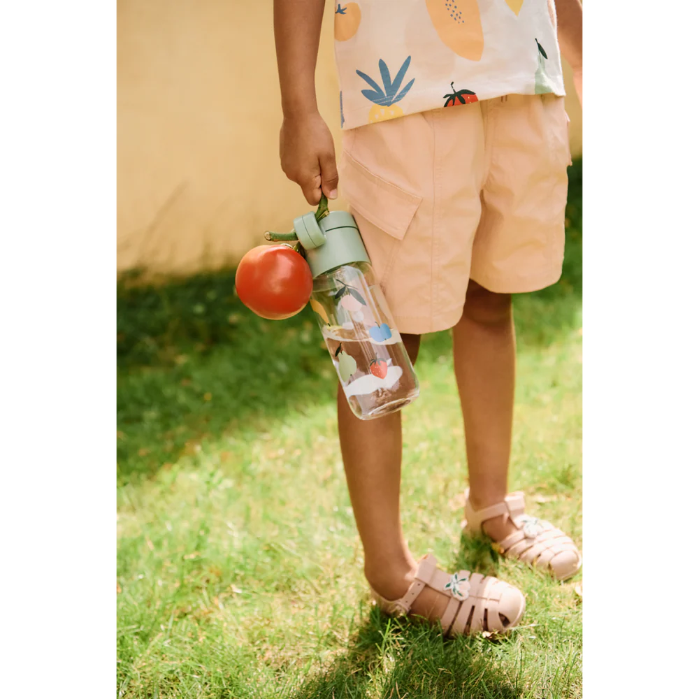 Sandálias de praia Bre com Pêssego / Dark rose