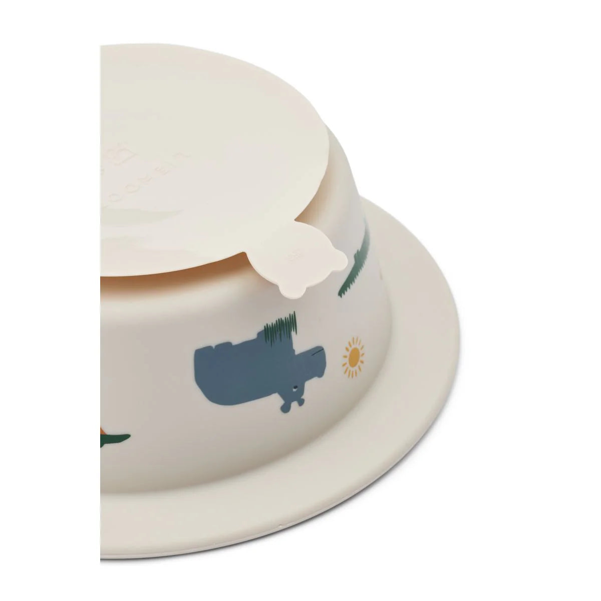 Tigela Peony c/ventosa - Safari sandy mix