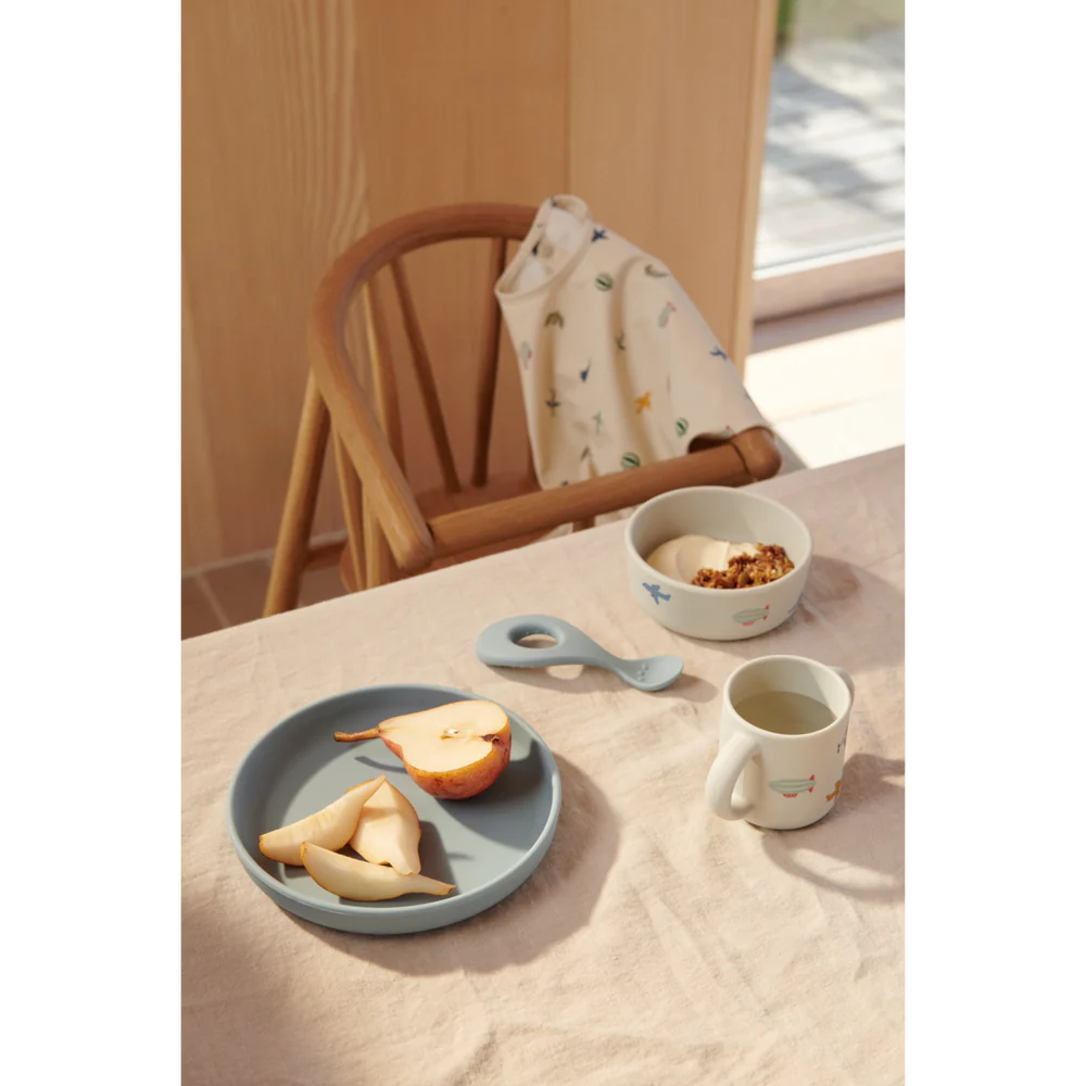 Babete Merle Manga Comprida - Aviator / Ecru