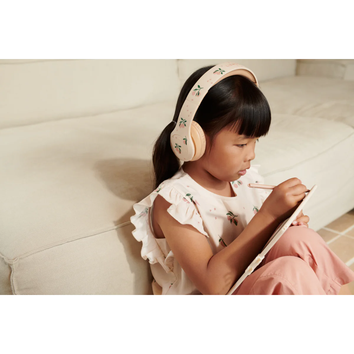 Headphones sem fio Quinn - Peach / Sea shell