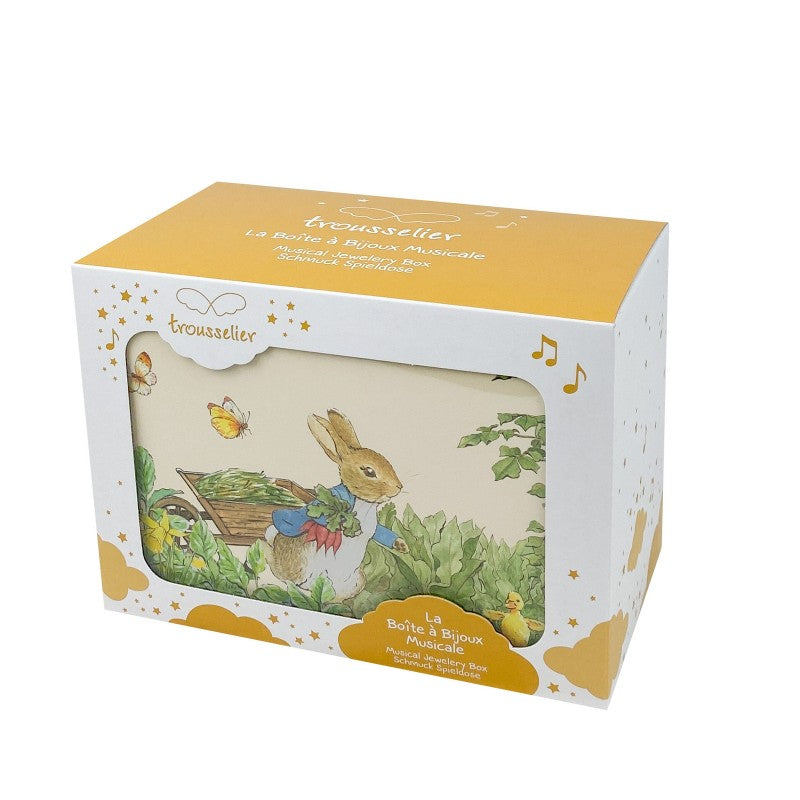 Caixa de Joias Musical Peter Rabbit - Borboletas Amarelas
