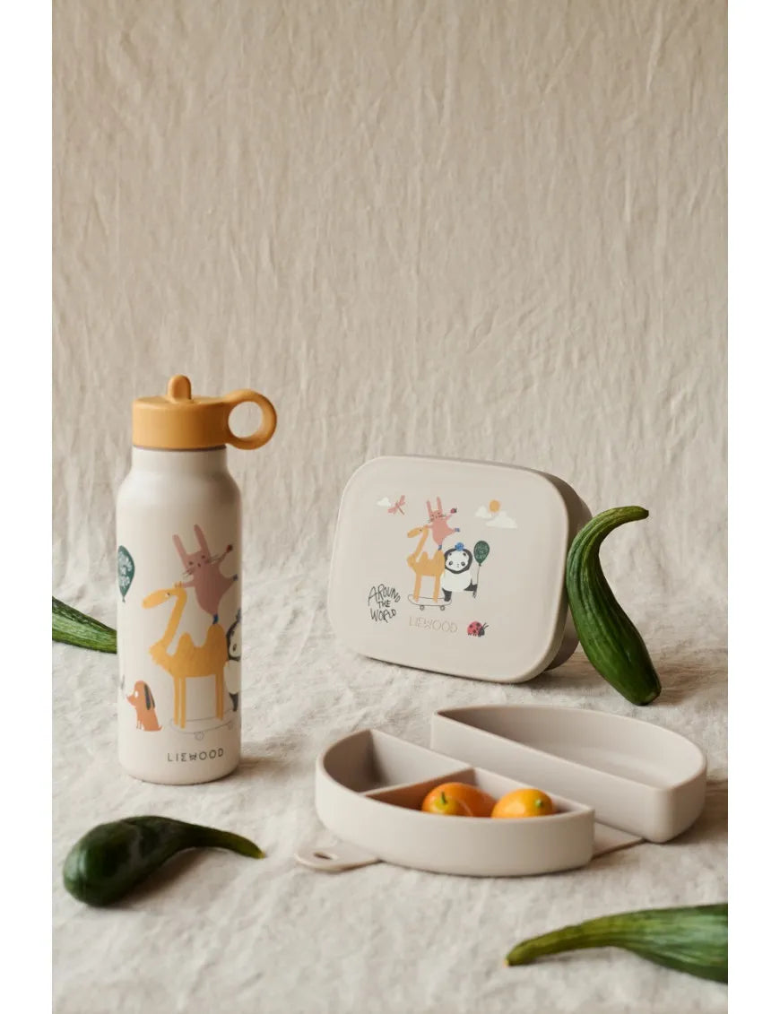 Garrafa Termica 350ml - Around the world / Sandy