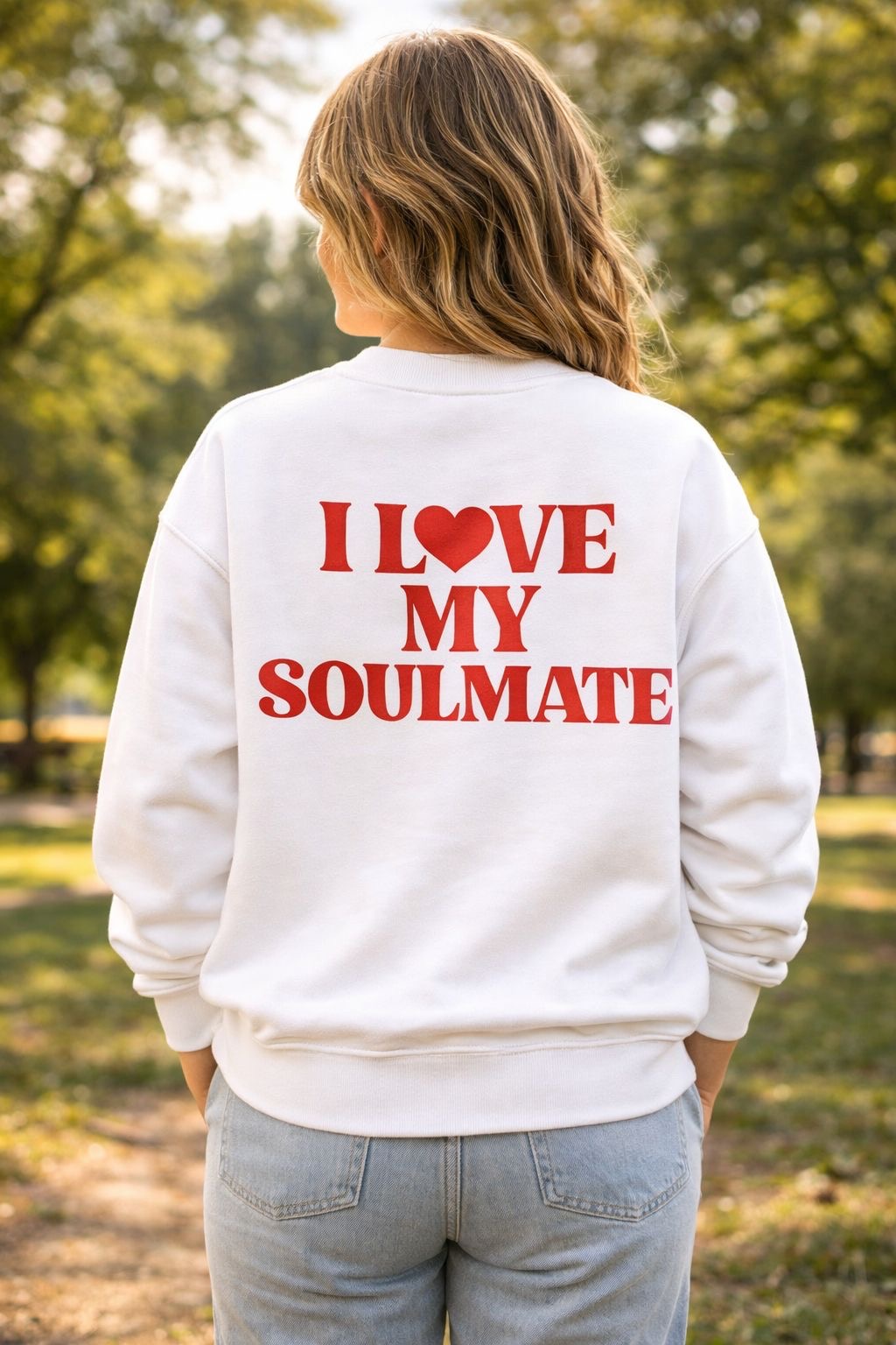 Sweatshirt soulmate vermelho TGC