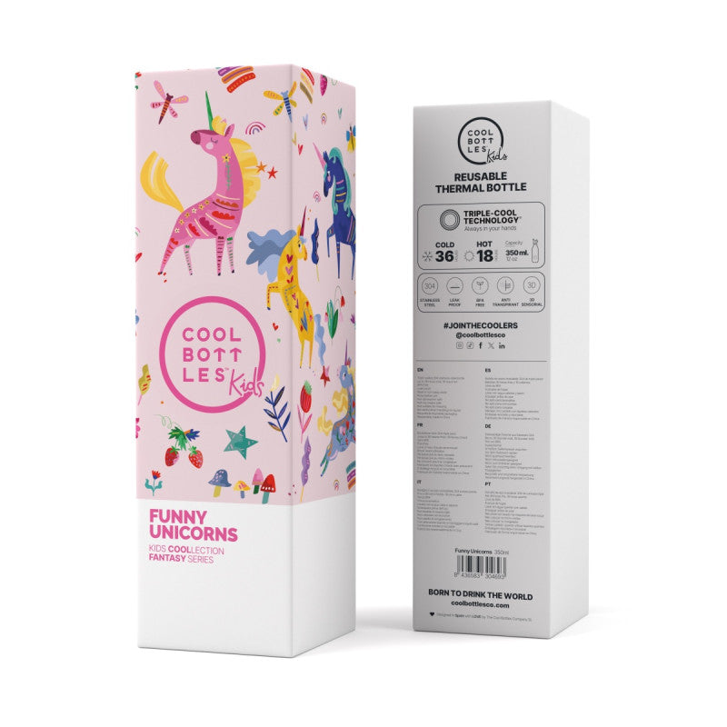 Garrafa Térmica 350ml - Funny Unicorns