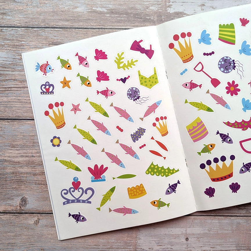 Livro de Colorir e Actividades - Mermaids